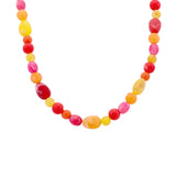 Ketting BIBA - Goudkleur Oranje/Multi (40 + 8 cm)