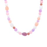 Ketting BIBA - Goudkleur Paars/Multi (40 + 8 cm)