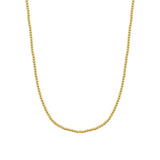 Ketting BIBA - Goudkleur 40 + 8 cm bolletjes ketting 4mm