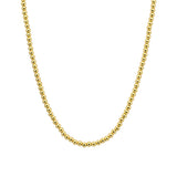 Ketting BIBA - Goudkleur 40 + 8 cm bolletjes ketting 5mm