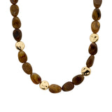 Ketting BIBA - Goudkleur Donker Bruin
