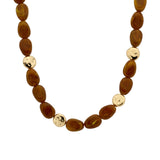 Ketting BIBA - Goudkleur Middel Bruin
