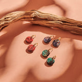 Oorbellen BIBA - Goudkleur Multicolor