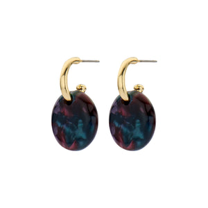 Oorbellen BIBA - Goudkleur Multicolor