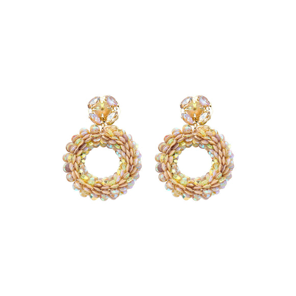 Oorbellen BIBA - Goudkleur Beige