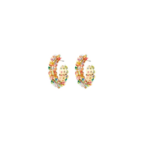 Oorbellen BIBA - Goudkleur Multicolor