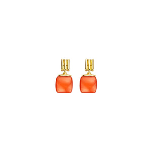 Oorbellen BIBA - Goudkleur Oranje