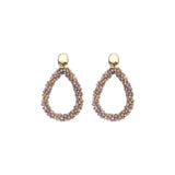 Oorbellen BIBA - Goudkleur Bruin/Beige