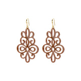 Oorbellen BIBA - Goudkleur Bruin