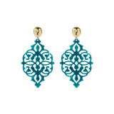 Oorbellen BIBA - Goudkleur Blauw