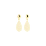 Oorbellen BIBA - Goudkleurig Wit/Cream