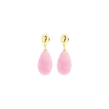 Oorbellen BIBA - Goudkleurig Paars