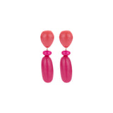 Oorbellen BIBA - Goudkleurig Roze