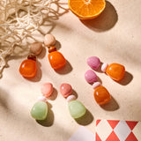 Oorbellen BIBA - Goudkleur Oranje