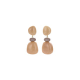 Oorbellen BIBA - Goudkleur Beige