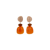 Oorbellen BIBA - Goudkleur Oranje