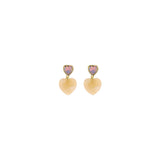 Oorbellen BIBA - Goudkleurig Beige