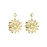 Oorbellen BIBA - Goudkleurig Beige