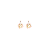 Oorbellen BIBA - Goudkleurig Beige