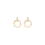 Oorbellen BIBA - Goudkleurig Beige