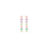 Oorbellen BIBA - Goudkleurig Multicolor
