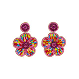 Oorbellen BIBA - Goudkleurig Multicolor
