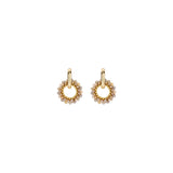 Oorbellen BIBA - Goudkleurig Beige