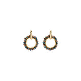 Oorbellen BIBA - Goudkleurig Multicolor