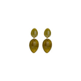 Oorbellen BIBA - Goudkleurig Lime/Groen