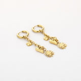 Oorbellen Topoorbellen - Oorring Bedels Goudkleurig