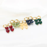 Oorbellen - Oorring  Goudkleur Green