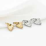 Oorbellen Topoorbellen - Oorring Hartjes Zilverkleurig