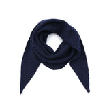 Hip Driehoeksjaaltje 20% wol en 80% viscose Navy
