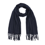 Sjaal Langwerpig Navy (donker blauw) (70 + 180cm)