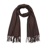 Sjaal Langwerpig Coffee (Bruin) (70 + 180cm)