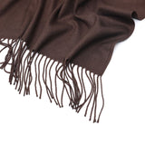 Sjaal Langwerpig Coffee (Bruin) (70 + 180cm)