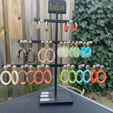 Oorbellen BIBA - Goudkleur Bruin