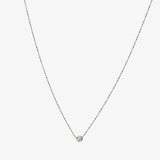 Ketting Liet & Joliet- Zilverkleur 41 cm Stainless Steel plus zirkonia