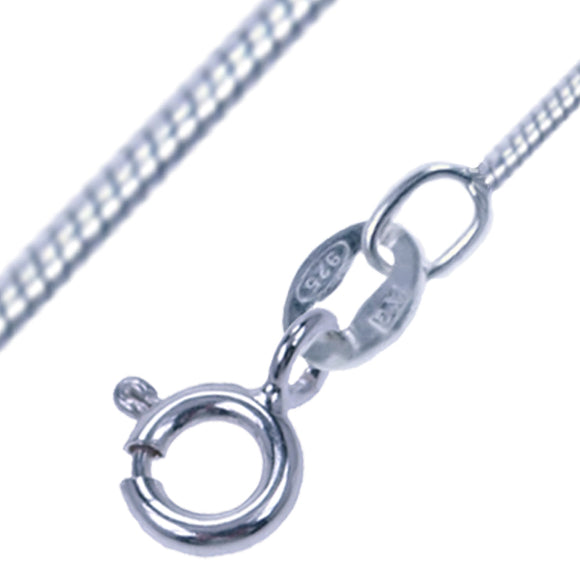 Ketting Zilver Slang 60 CM (meer diktes)ko