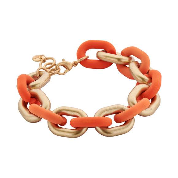 Armband BIBA - Goudkleur Oranje