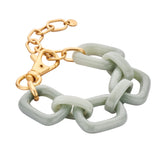 Armband BIBA - Goudkleur Groen