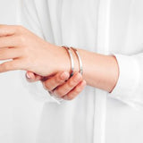 Armband Essentialistics - Slavenband Goudkleur 'Glad' Edelstaal
