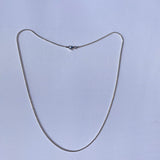 Ketting Zilver Slang Soepel 45 CM (meer diktes)