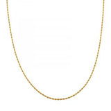 Ketting Essentialistics - Goudkleur Basis Gedraaid Edelstaal